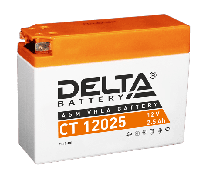  12V-2,5/ DELTA CT 12025 (YTX4B-BS)