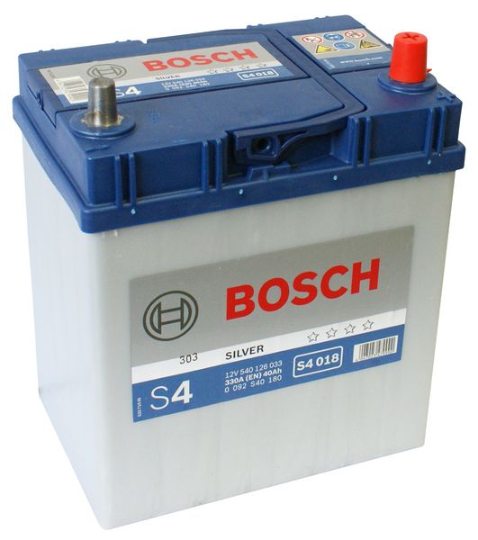 Аккумулятор Bosch 40 а/ч п/п яп. клеммы