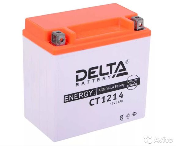  12V-14 / Delta CT 1214 (YTX16-BS, YB16B-A)