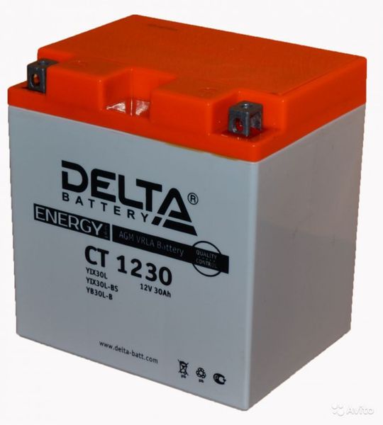  12V-30 / Delta CT 1230 (YTX30L, YB30L-B)